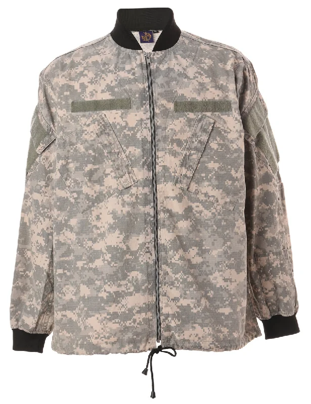 Label Jackson Camo Bomber Jacket