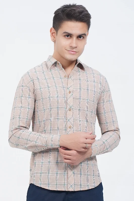 "WESTON" Casual Striped Button Up Shirt