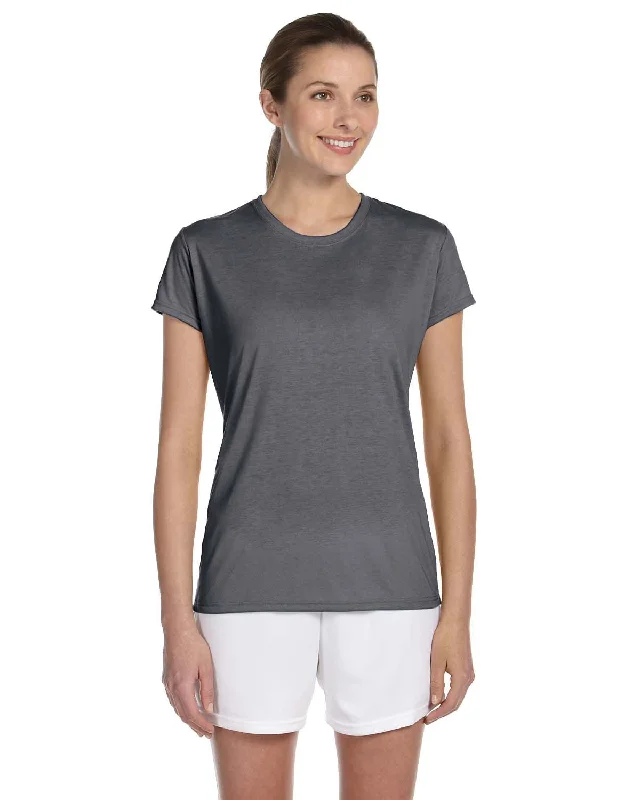 Gildan Ladies 4.5 oz. Performance T-Shirt | Charcoal