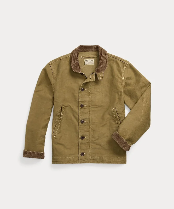 BOWER DECK-LINED-BOMBER COTTON JNG CLOTH