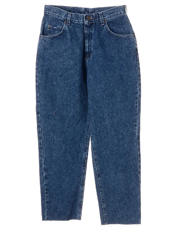 Label Indigo Cropped Jeans