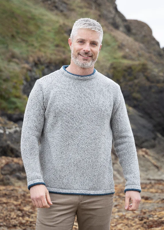 Men's Roundstone Sweater | Light Grey