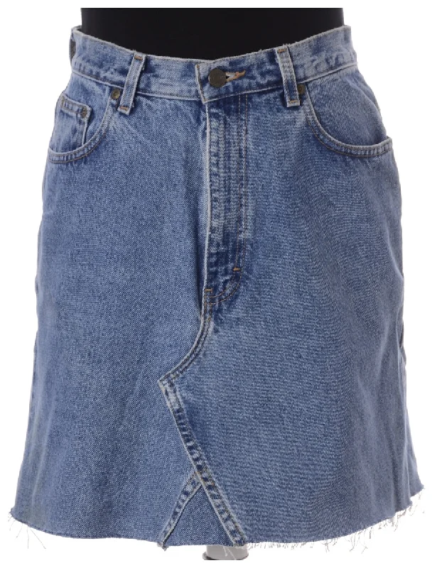 Label Jess Denim Jeans Mini Skirt