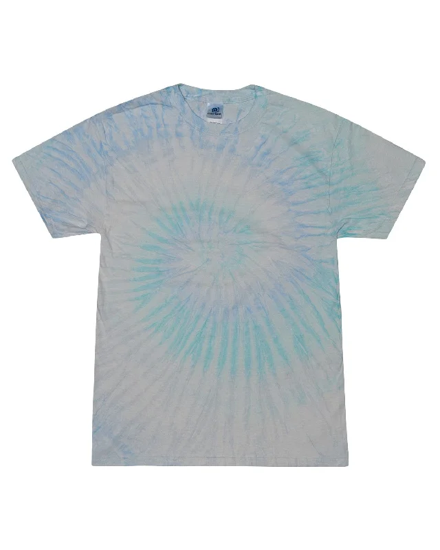 Tie-Dye 100% Cotton Tie-Dyed T-Shirt | Blue Ice