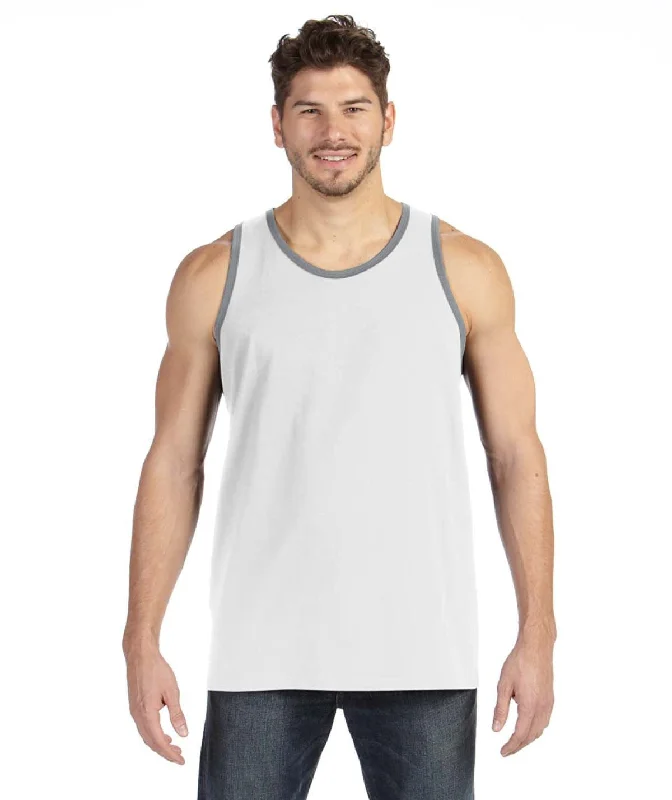 Anvil Lightweight Tank | White/ Hther Gry