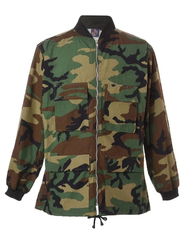 Label Jackson Camo Bomber Jacket