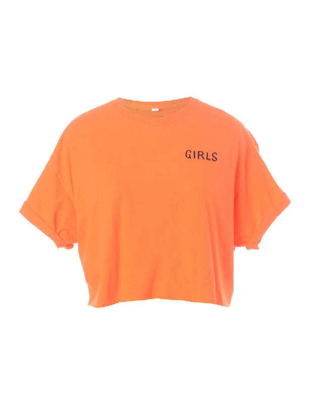 Label Girls Crop T-Shirt