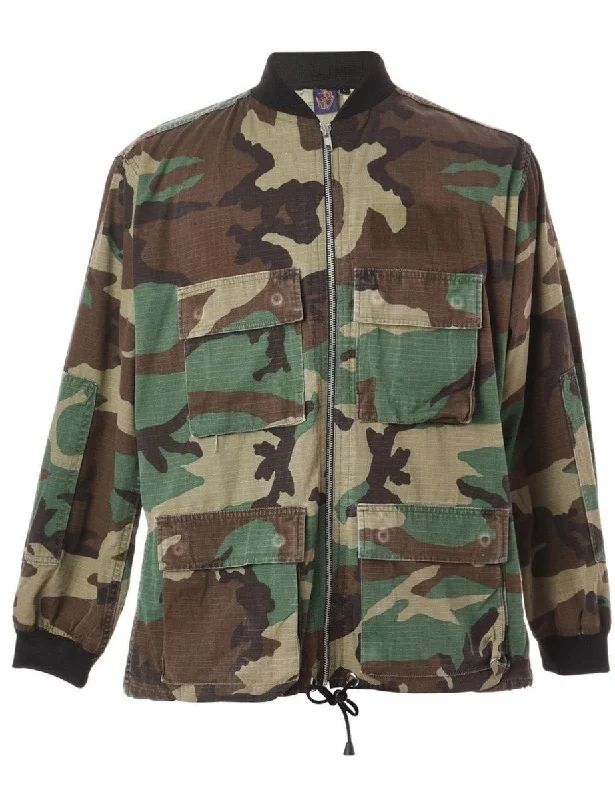 Label Jackson Camo Bomber Jacket