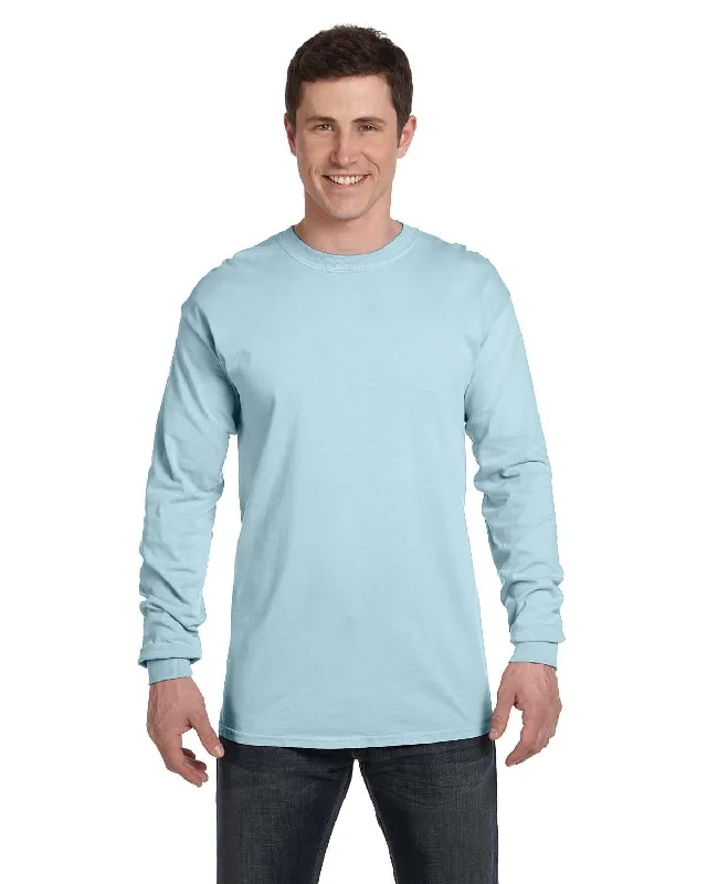 Comfort Colors Garment-Dyed Long Sleeve T-Shirt | Chambray