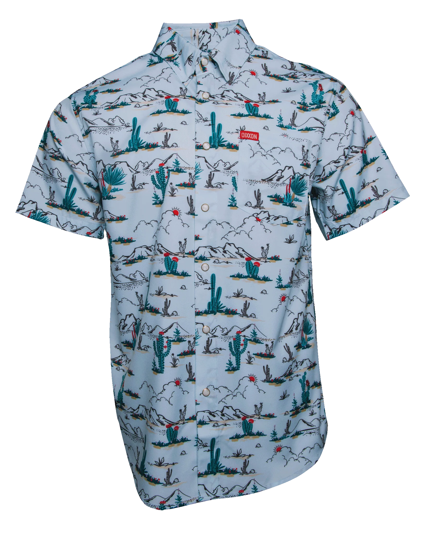 Desert Bloom Short Sleeve Party Shirt