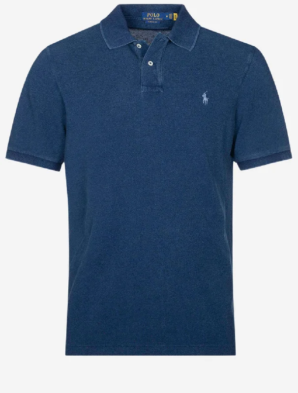 Poloshirt mit klassischer Passform Dunkles Indigo