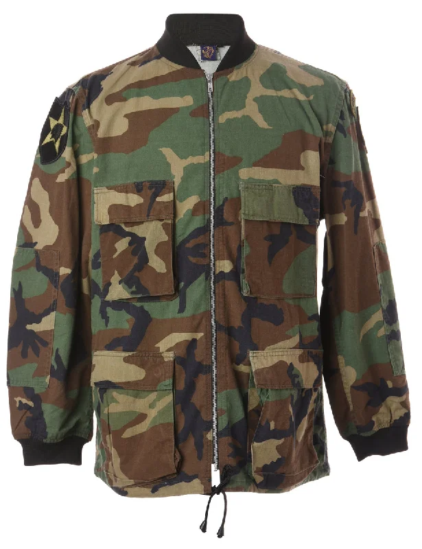 Label Jackson Camo Bomber Jacket