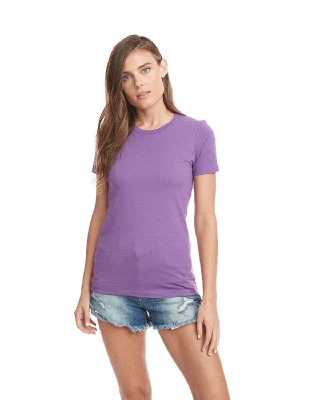 Next Level Ladies Boyfriend Tee | Purple Berry