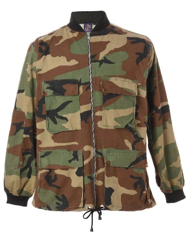 Label Jackson Camo Bomber Jacket