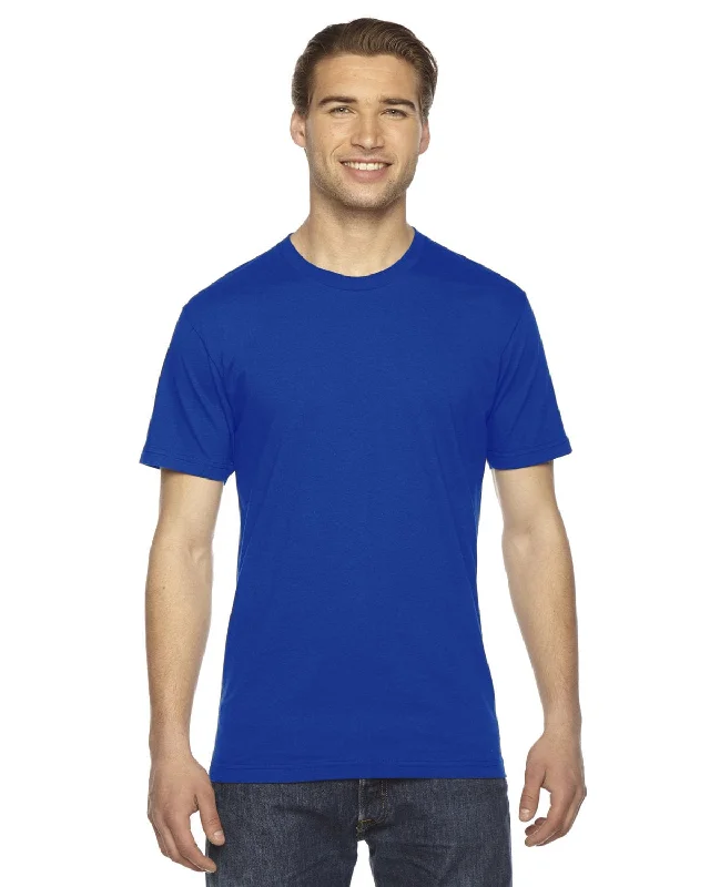 American Apparel Unisex Fine Jersey Short Sleeve T-Shirt | Royal Blue