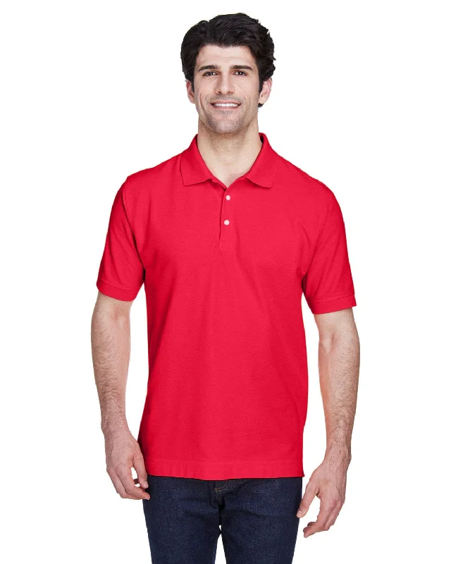 Devon & Jones Fine Pima Pique Polo Shirt | Red