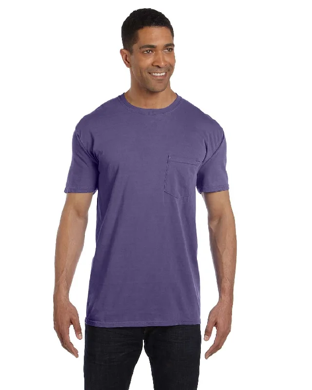 Comfort Colors Garment-Dyed Pocket T-Shirt | Grape