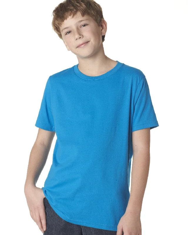 Next Level Boys Premium Short Sleeve Crew Tee | Turquoise