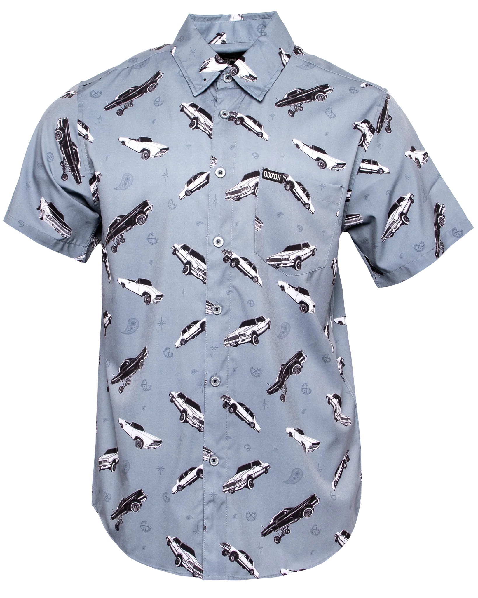 Dippin' Grey Short Sleeve Party Shirt