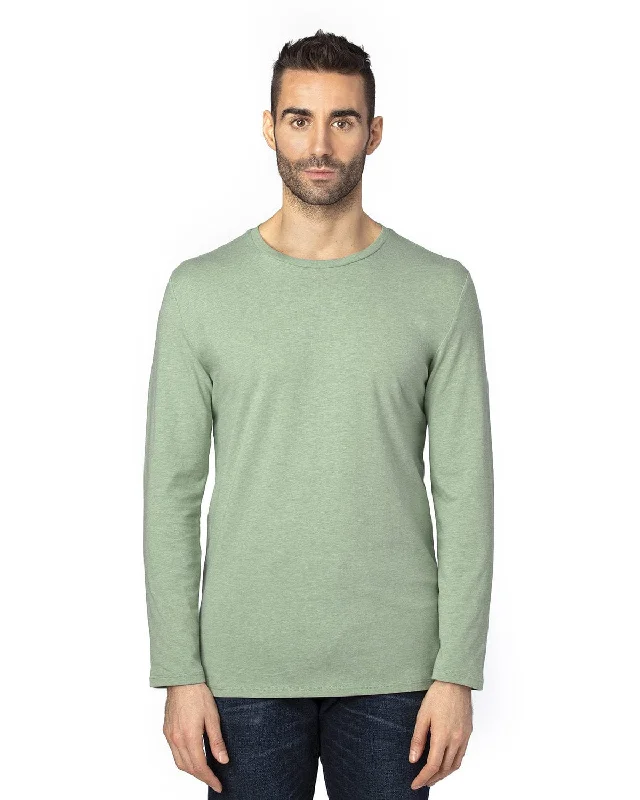 Threadfast Apparel Unisex Ultimate Long Sleeve T-Shirt | Army Heather