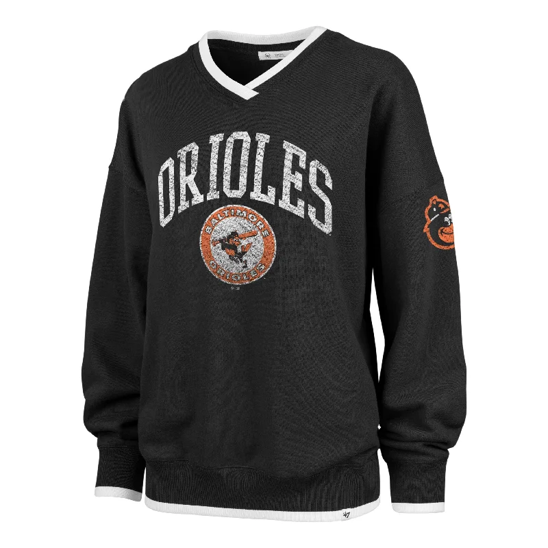 BALTIMORE ORIOLES COOPERSTOWN WAX PACK DAZE EIGHTIES '47 PULLOVER WOMENS