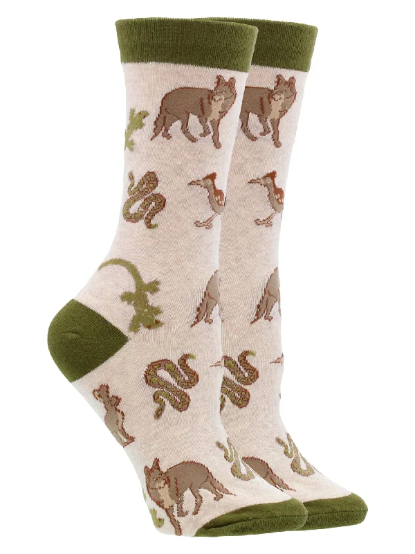 Weekend Specials to Love Weekend Specials to Love Desert Animal Crew Socks for Women Coyote Gecko and Roadrunner Socks Weekend Specials to Love Weekend Specials to Love Desert Animal Crew Socks for Women Coyote Gecko and Roadrunner Socks
