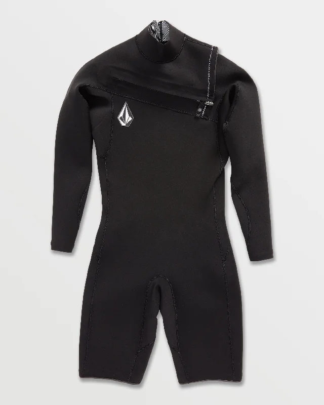 Mens Modulator 2/2mm Long Sleeve Springsuit - Black