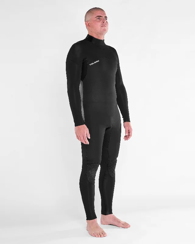 Mens Modulator 3/2mm Long Sleeve Back Zip Fullsuit - Black