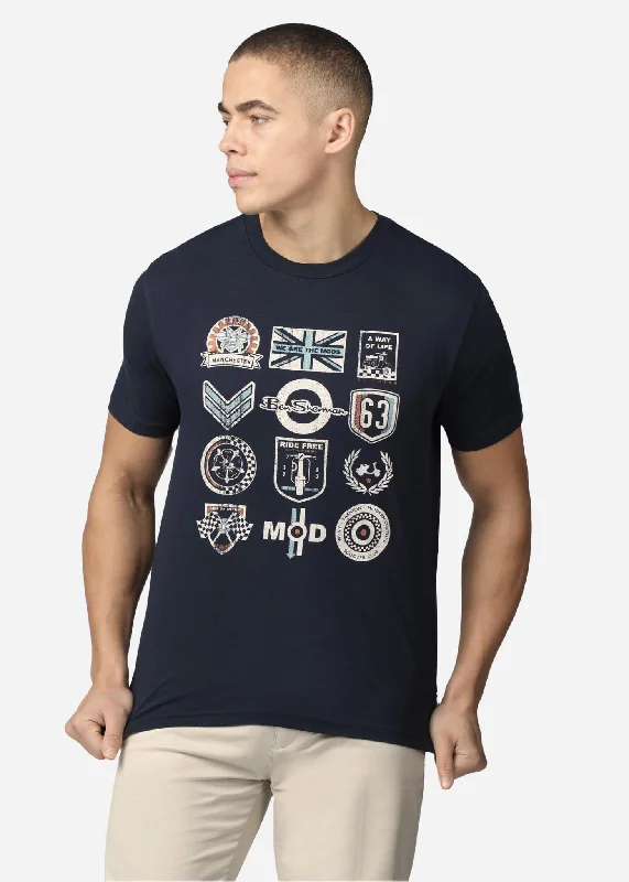 Scooter clubs tee - dark navy