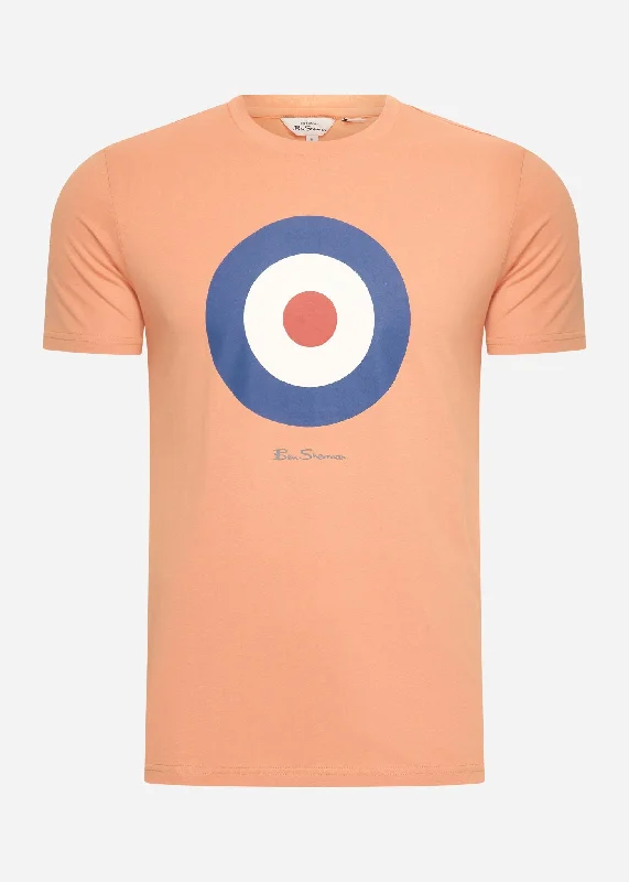 Signature target tee - copper orange