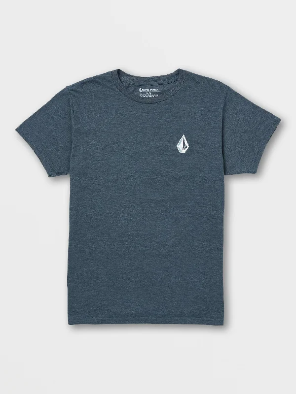 Mens Blaquedout Short Sleeve Tee - Navy Heather