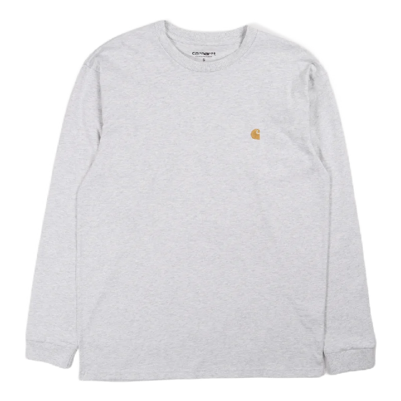 L/s Chase T-shirt Ash Heather / Gold