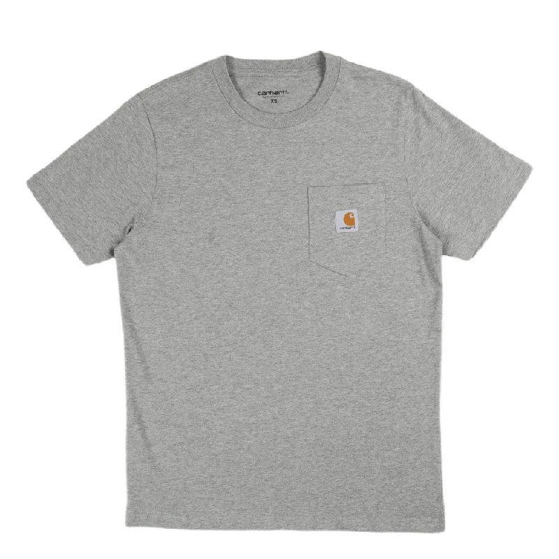 S/s Pocket T-shirt Grey Heather