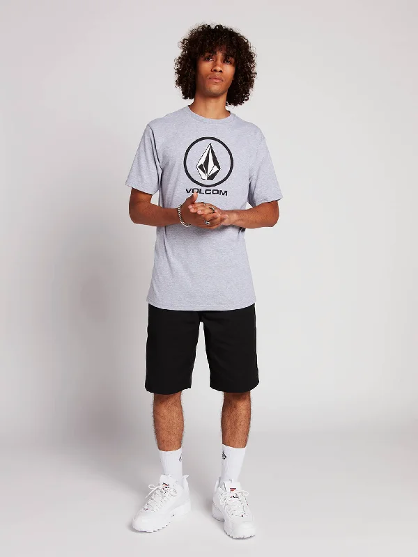 Crisp Stone Short Sleeve Tee - Heather Grey