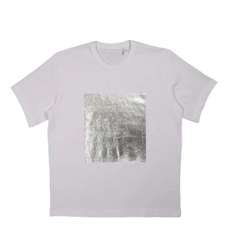 Silver Tee.metallic White