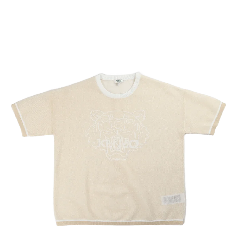 Knit Tiger T-shirt White