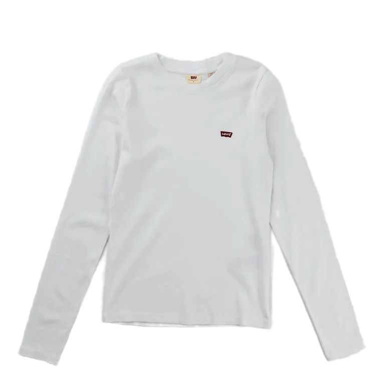 Ls Baby Tee White + Neutrals