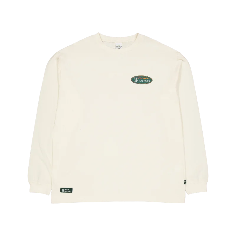 Hemp L/s Tee Original Logo Natural