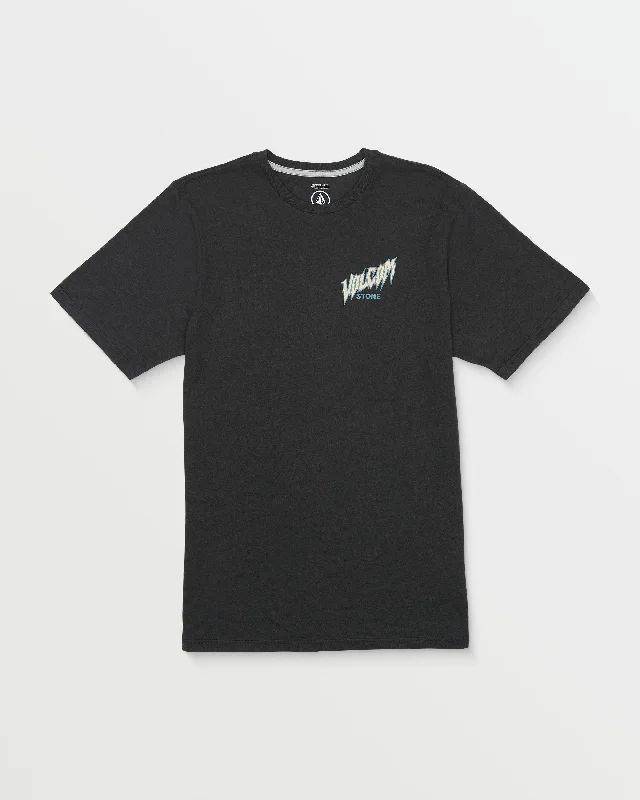 Meow Short Sleeve Tee - Washed Black Heather