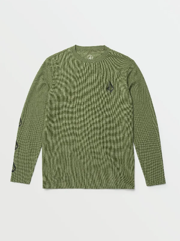 Nunez Graphic Thermal Shirt - Squadron Green