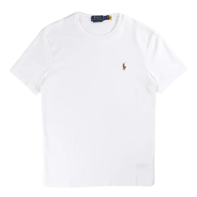 Custom Slim Fit Soft Cotton T-Shirt White