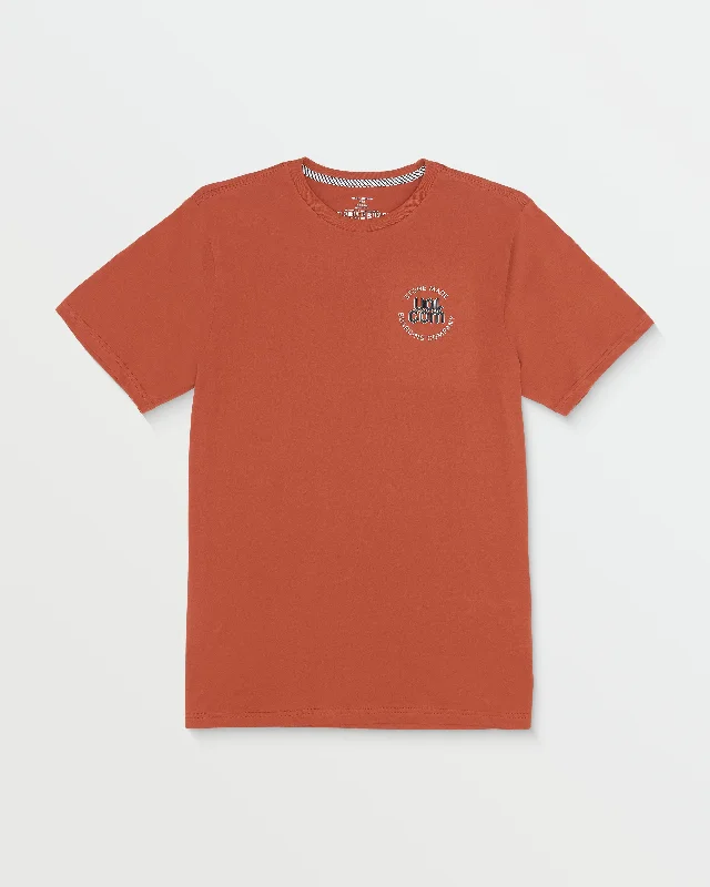 Shred Deck Short Sleeve Tee - Burnt Sienna