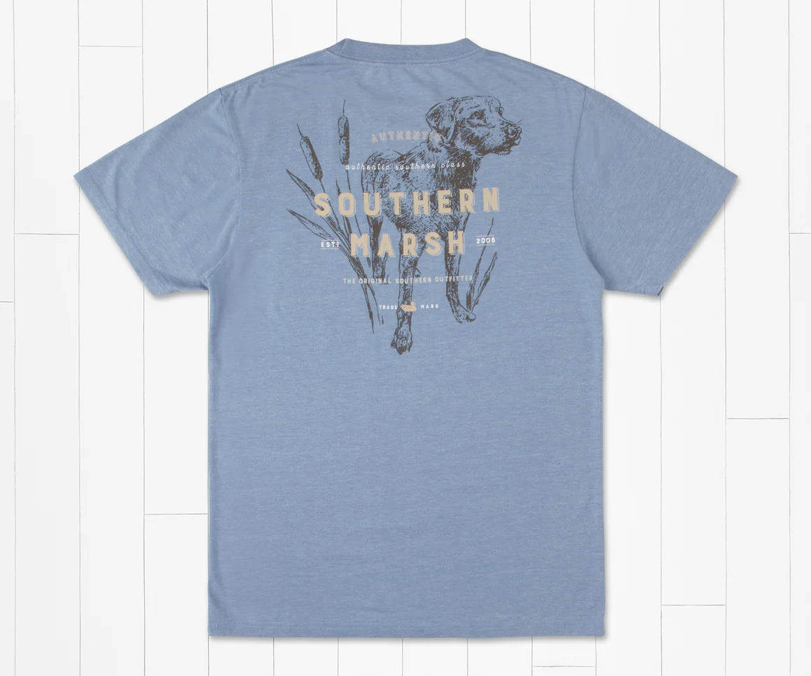 Southern Marsh Seawash Tee- Dog Logo