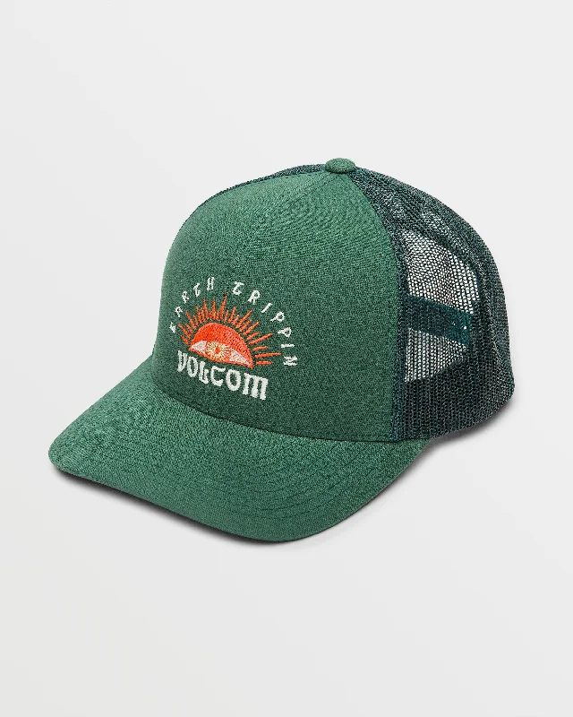 Sunset Tripper Trucker Hat - Evergreen