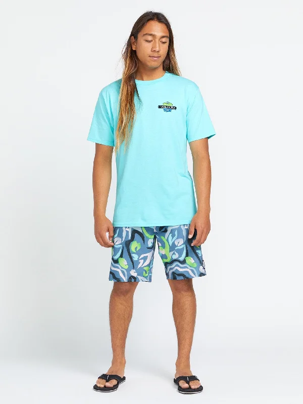 Warped Stoney Trunks - Stone Blue