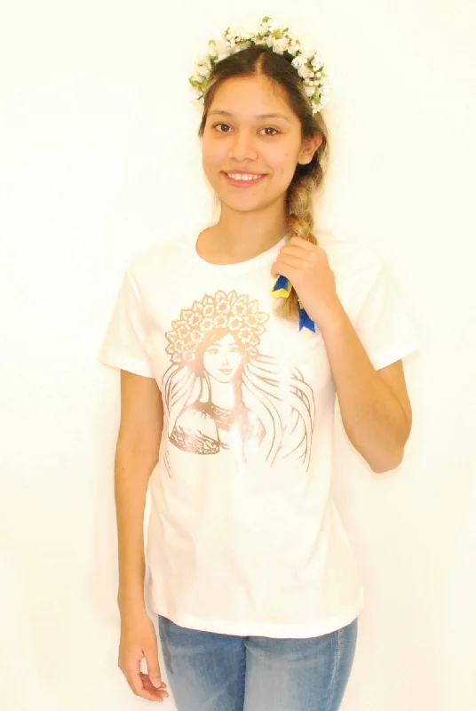 Women's t-shirt "Krasa" white